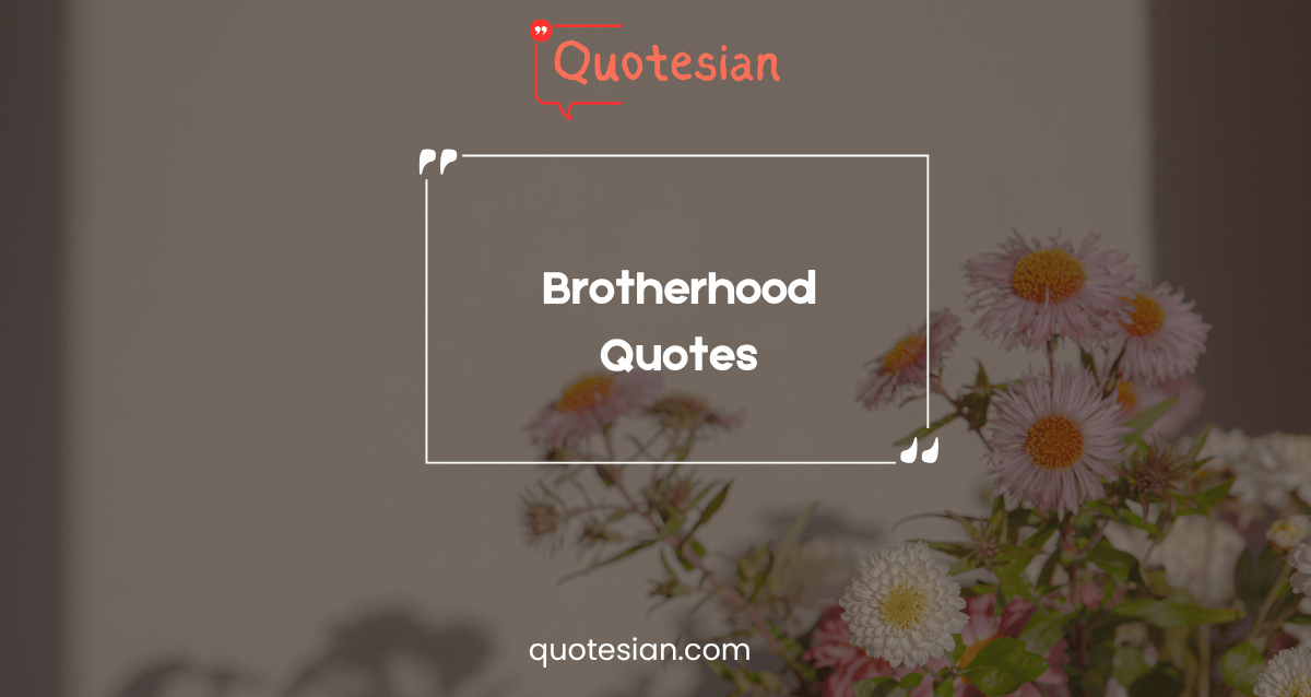 Brotherhood Quotes