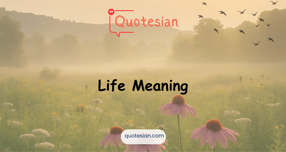 Life Meaning Quotes