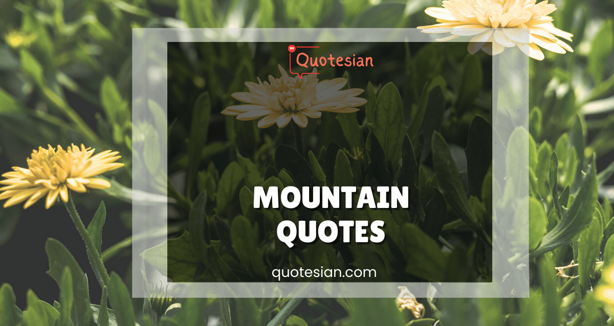 Mountain Quotes
